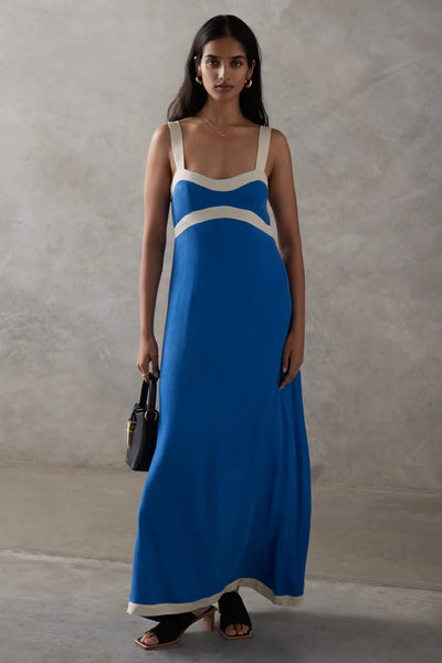 The Amara Dress -Azul