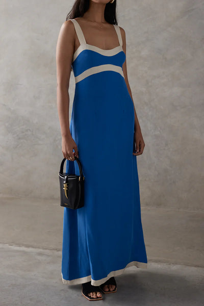 The Amara Dress -Azul