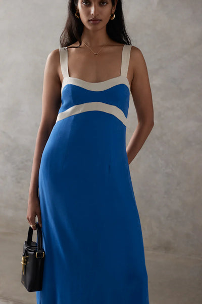 The Amara Dress -Azul