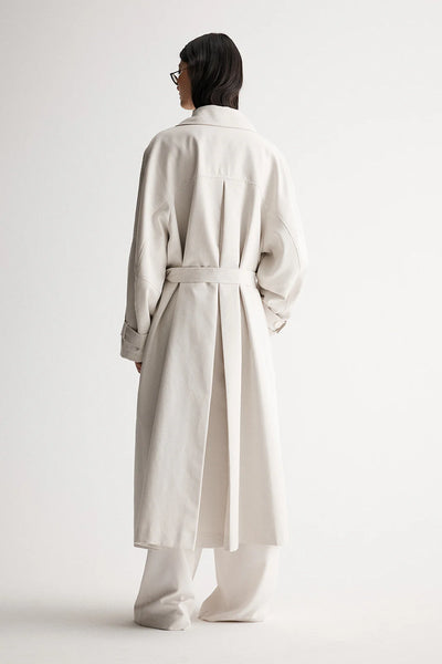 Leonora Bone Oversized Trench