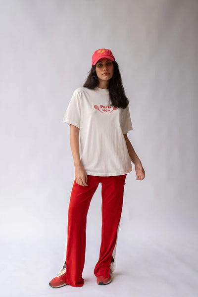 French Tennis Tee- Warm White