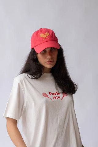 French Tennis Tee- Warm White