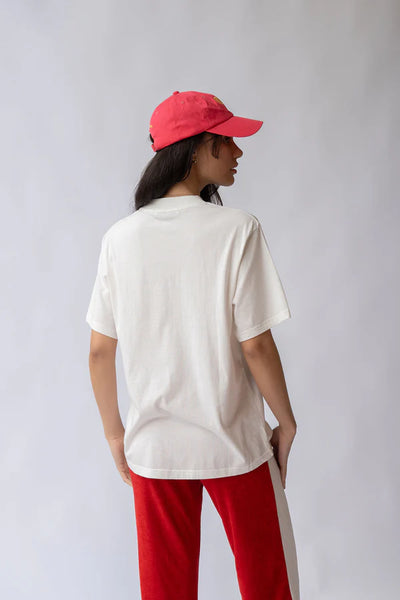 French Tennis Tee- Warm White