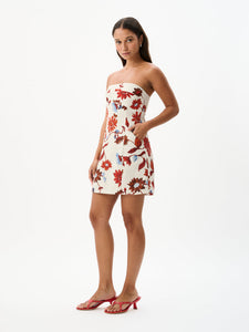 Alba Mini Dress -Cactus Bloom