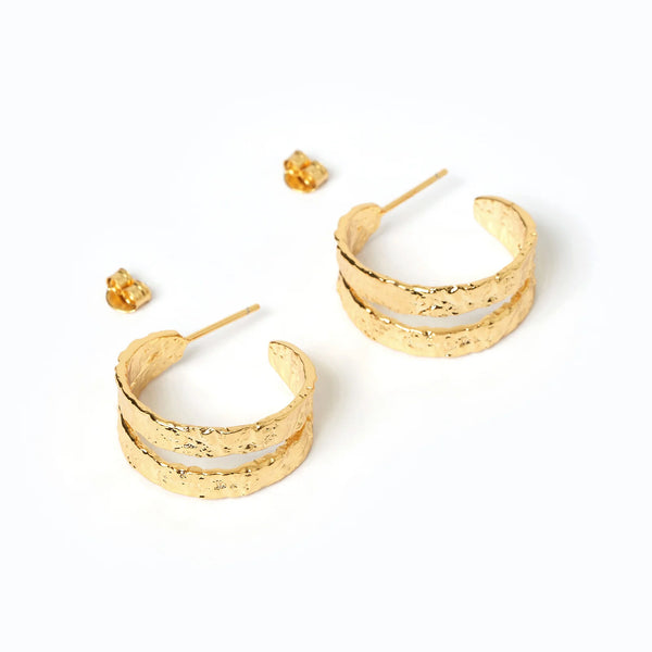 Elodi Gold Hoop Earrings