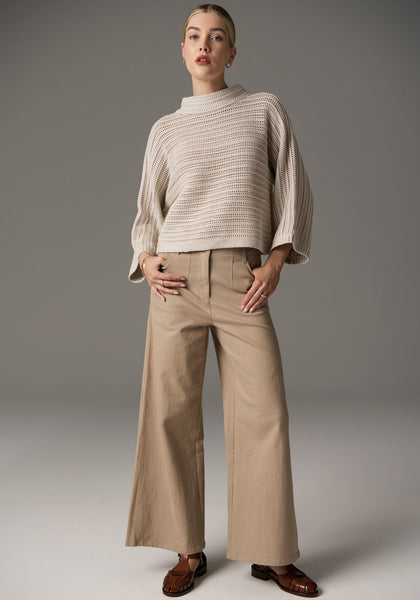 Daily Boxy Knit - Natural