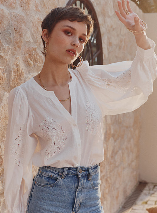 Moroccan Lace Blouse