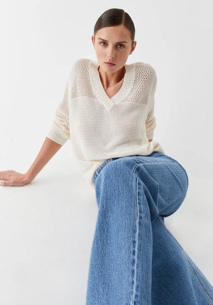 Emme Knit Pullover - Milk