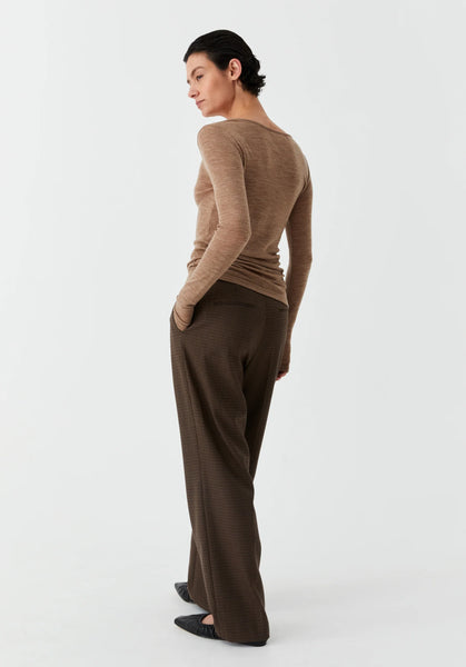 Morri Merino Round Neck - Coffee