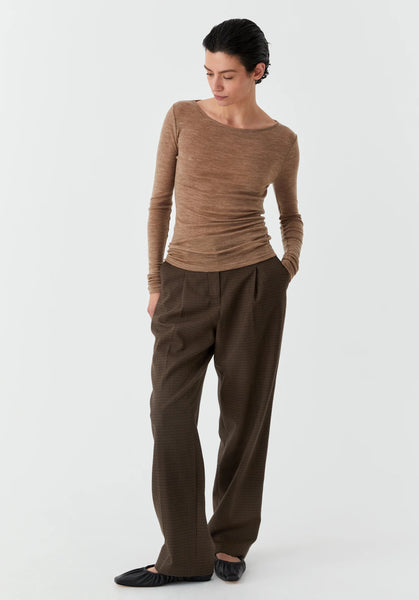 Morri Merino Round Neck - Coffee