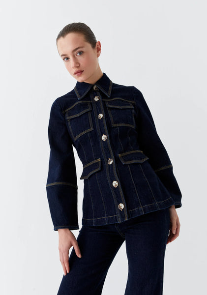 Oscar Denim Jacket Dark Blue