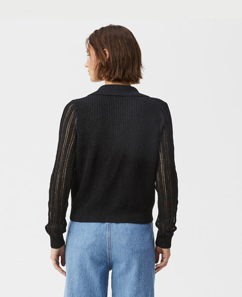 Byron Knit Cardigan - Black