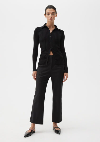 Vaucluse Crop Trouser- Black