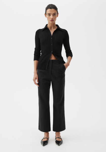 Vaucluse Crop Trouser- Black