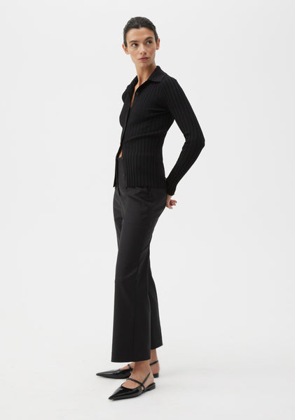 Vaucluse Crop Trouser- Black