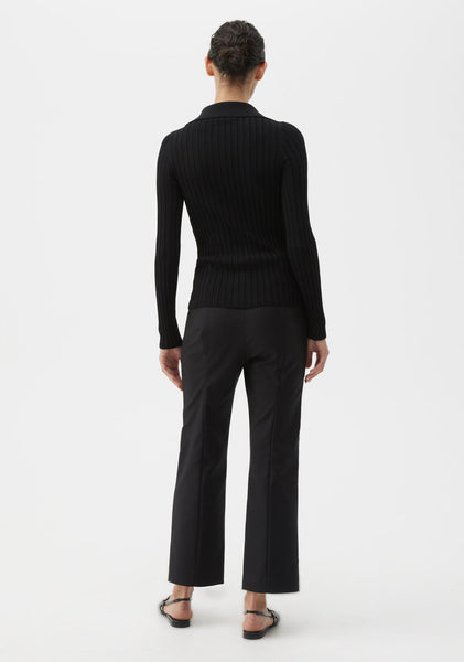 Vaucluse Crop Trouser- Black