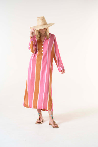 Bazaar Stripe - Moroccan Stripe - Pink