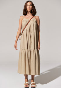 Acacia Sundress - Light Khaki