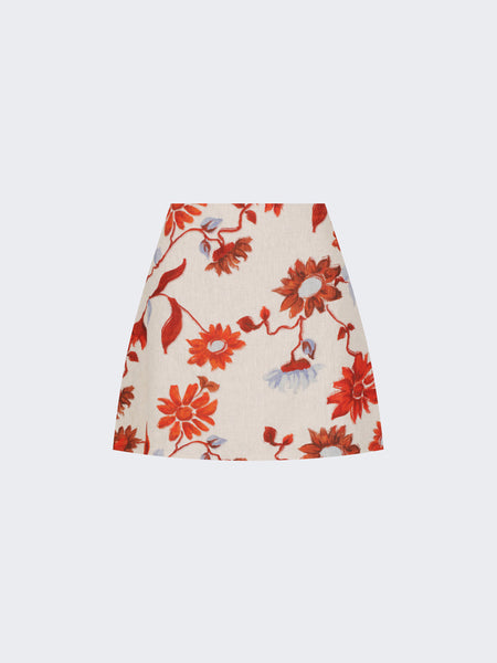 Marcy Mini Skirt - Cactus Bloom