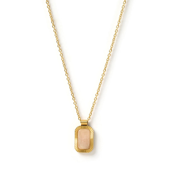 Teo Gold Necklace - Rose