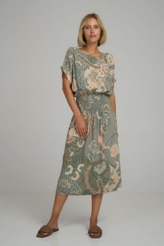 Odin Dress - Batik Sage