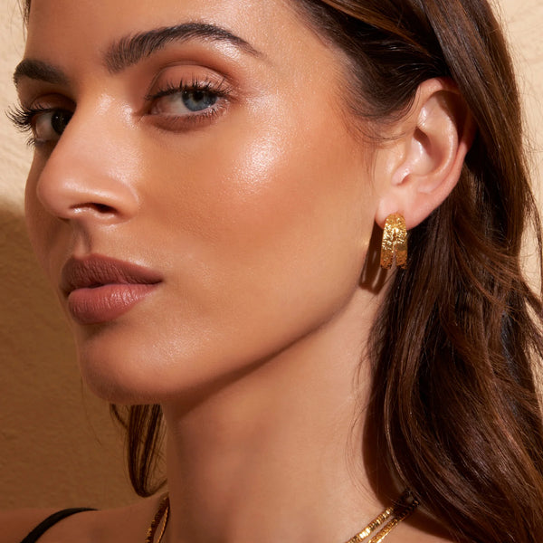 Elodi Gold Hoop Earrings