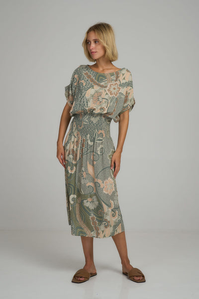 Odin Dress - Batik Sage