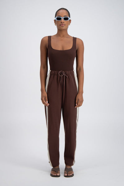 Panarea Trackpant - Brown