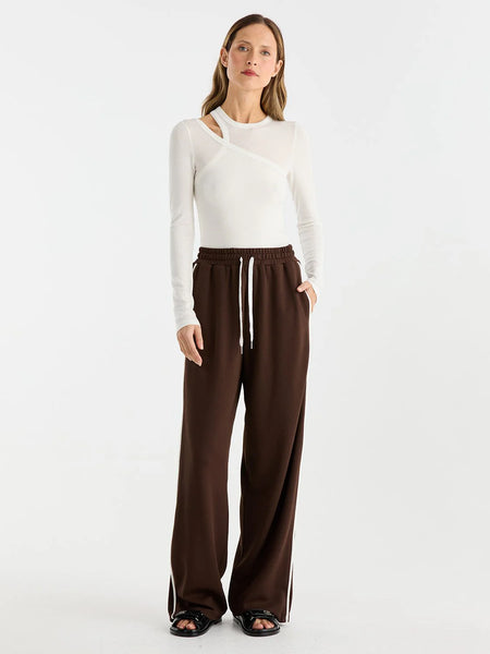 Parker Track Pant- Chocolate