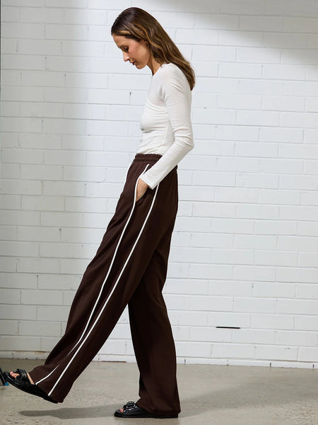 Parker Track Pant- Chocolate