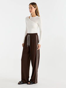 Parker Track Pant- Chocolate